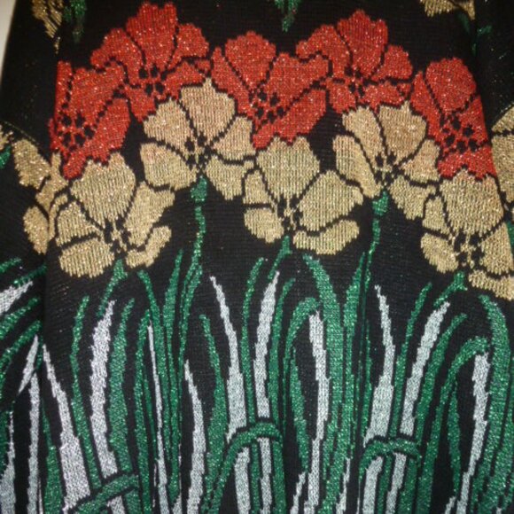 Vintage Nutcracker brand plus Colorful Christmas sweater 1x Made USA - Picture 5 of 6